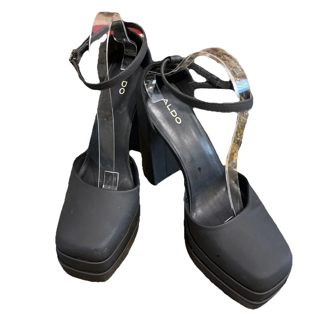 ALDO Grandle AnkleStrap Double Platform 5.75